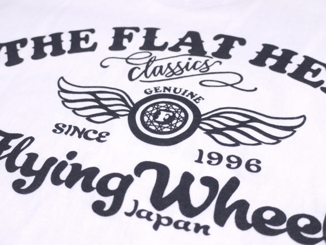 フラットヘッド Tシャツ FN-THC-043 FH CLASSICS 丸胴半袖Tシャツ オリーブ ライトレッド ホワイト ブラック theflathead｜craft-ac｜04
