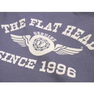 フラットヘッド Tシャツ FN-THC-202 FH FLYING WHEEL 丸胴半袖Tシャツ ブ...