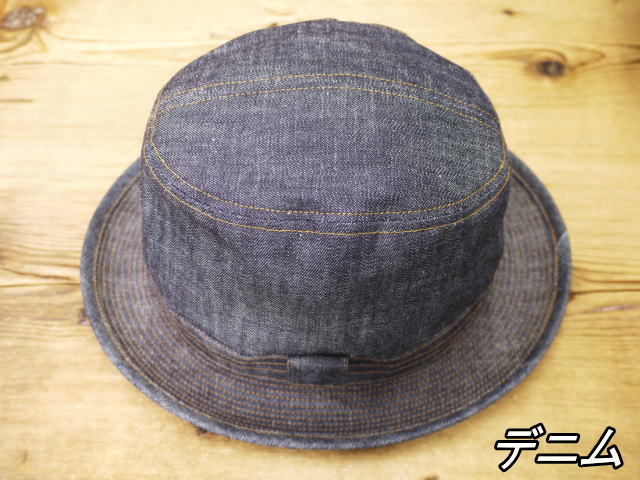 ダッパーズ カールドブリムハット ヒッコリー デニム dapper's LOT1636｜craft-ac｜03