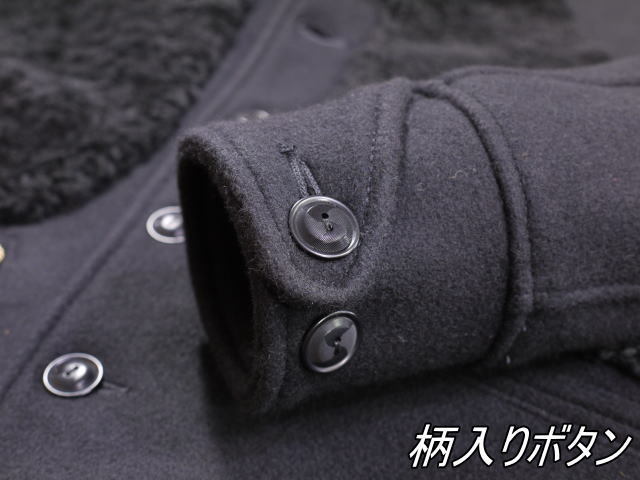 ダッパーズ クラシカルムートン×メルトン コンビスポーツジャケット