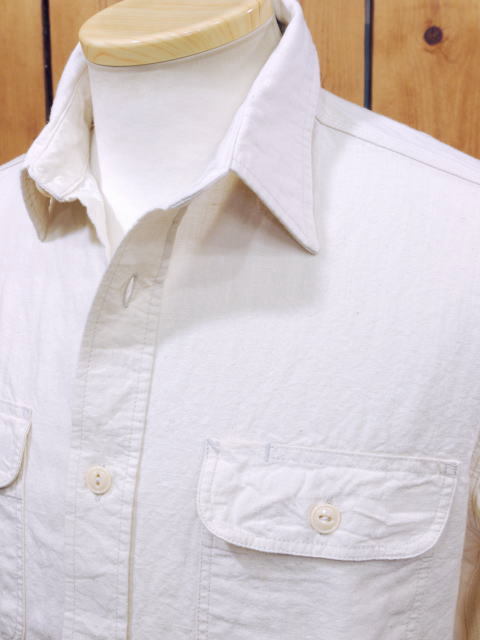 SUGAR CANE シュガーケーン シャンブレーワークシャツ オフ