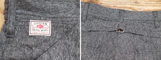SUGAR CANE シュガーケーン ワークパンツ メンズ ブラック　コバート SUGAR CANE シュガーケーン 9oz ブラックコバートエンジニア