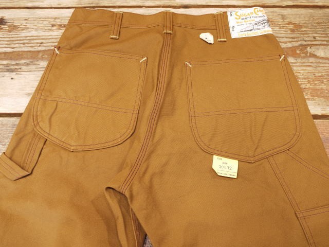 SUGAR CANE シュガーケーン 13oz ブラウンダックワークパンツ