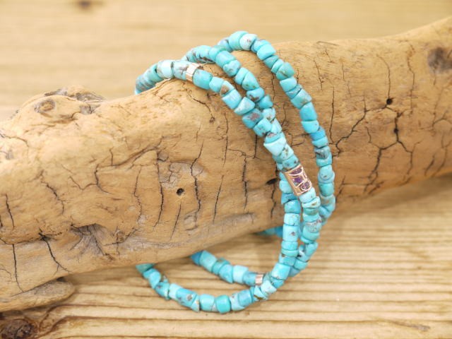 The Flat Head フラットヘッド F-JB-905 ターコイズブレスレット 55cm