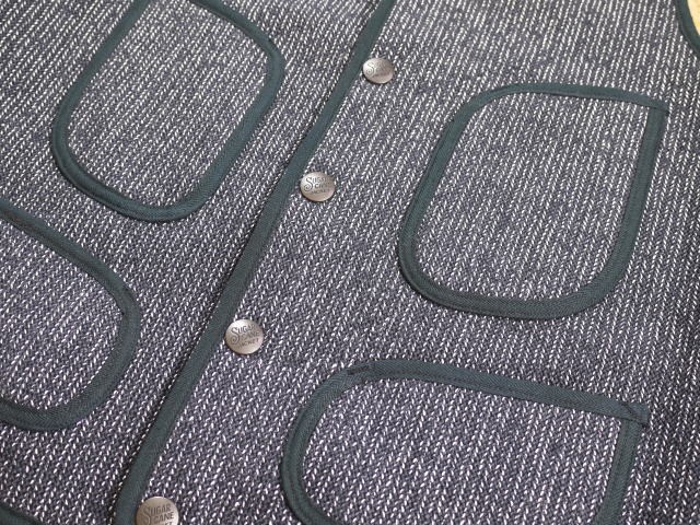 SUGAR CANE シュガーケーン ビーチクロス ベスト ネイビー ブラック