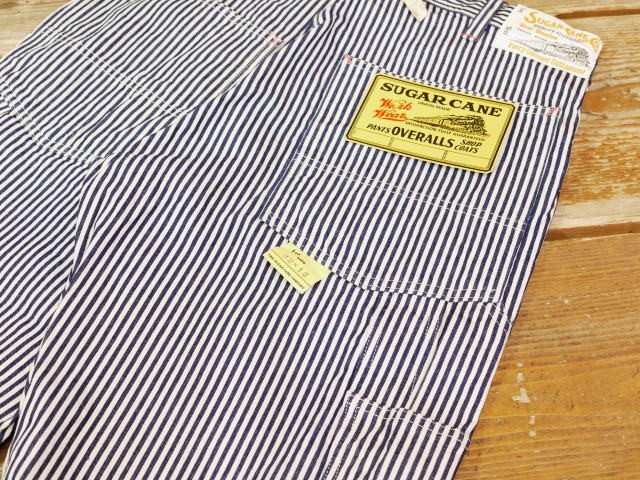 SUGAR CANE シュガーケーン 11oz.ヒッコリーストライプショートパンツ 