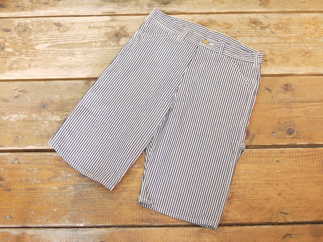 SUGAR CANE シュガーケーン 11oz.ヒッコリーストライプショートパンツ 