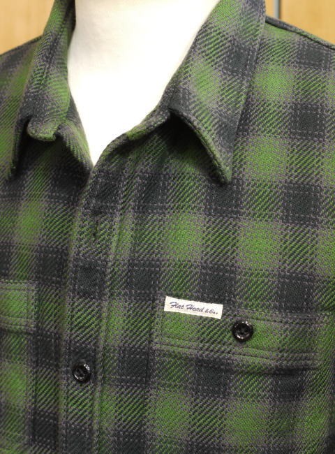 The Flat Head（フラッドヘッド） フラットヘッド ネルシャツ HN-64W