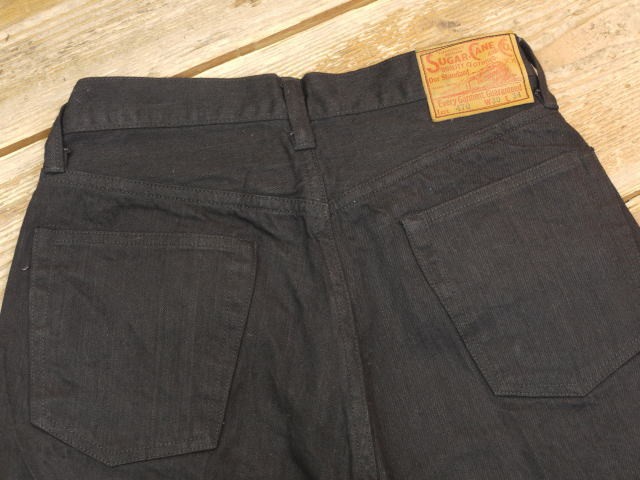 シュガーケーン ジーンズ 13oz.ブラックデニム タイプ3 スリムフィット 