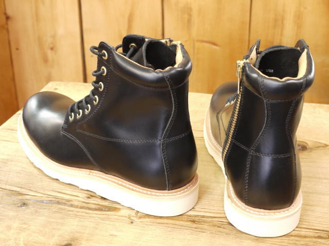 SLOW Wear Lion（スローウェアライオン） プレーンMIDブーツ ブラック