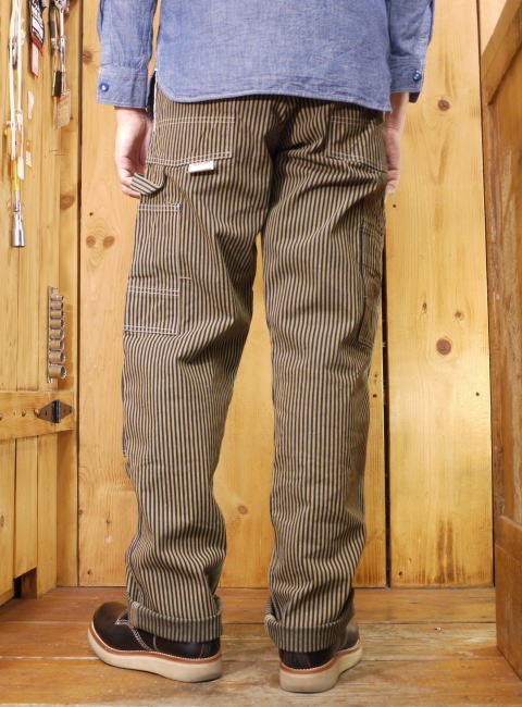 SUGAR CANE ヘッドライト 11oz.ブラウンヒッコリーワークパンツ