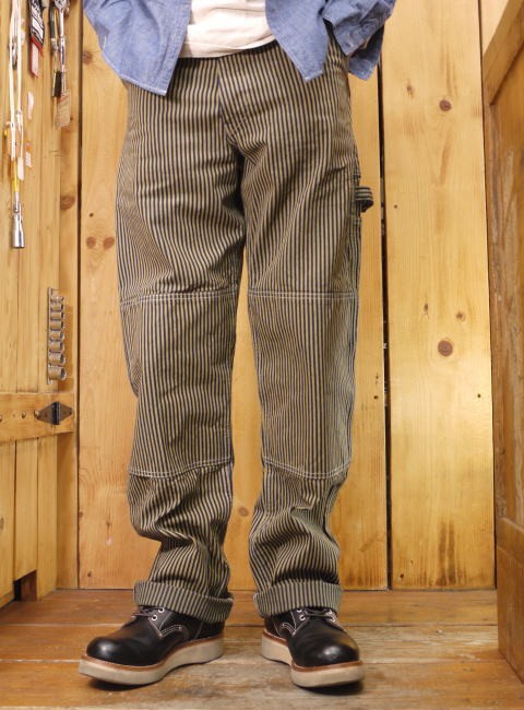 SUGAR CANE ヘッドライト 11oz.ブラウンヒッコリーワークパンツ