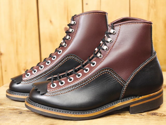 LONE WOLF BOOTSレースアップブーツ UK9.5 ブラック LONE WOLF BOOTS（ロンウルフブーツ）の中古品の通販サイト