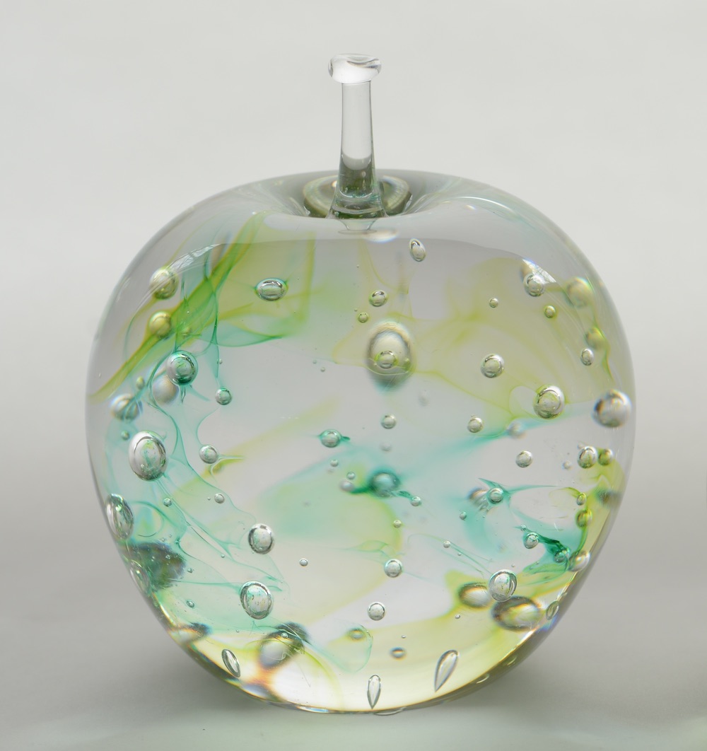 あづみ野ガラス工房 りんごの結晶（大） : 心斎橋花房日本の匠工芸館