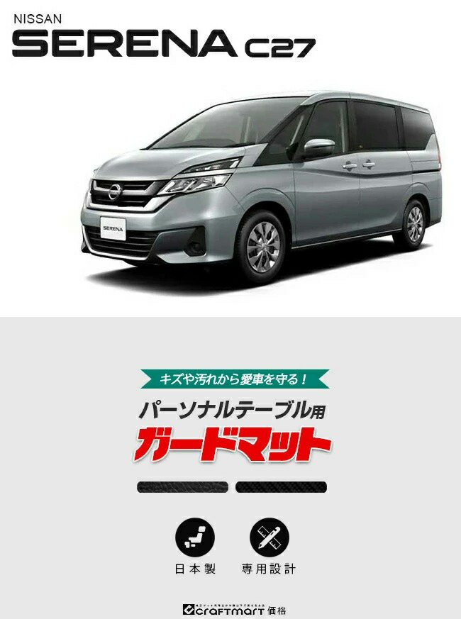 日産（NISSAN） セレナ c27 ガードマット キックガード パーソナル