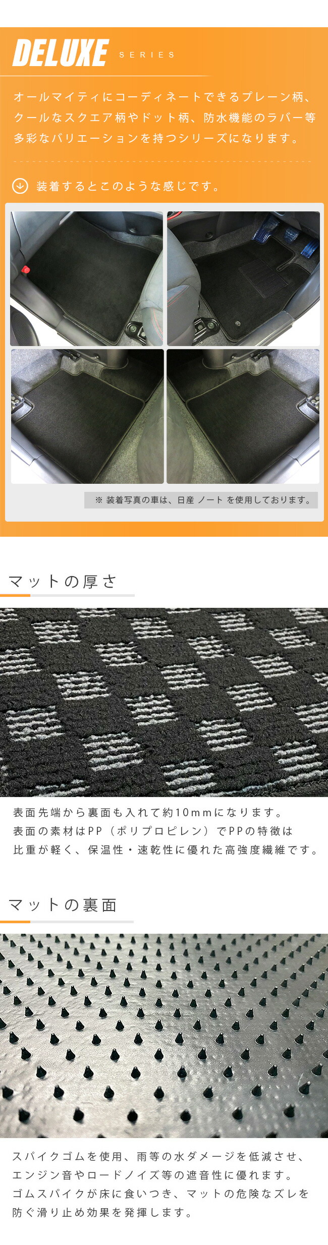 日産 クリッパーリオ フロアマット DXシリーズ NV100 DR17W カーマット