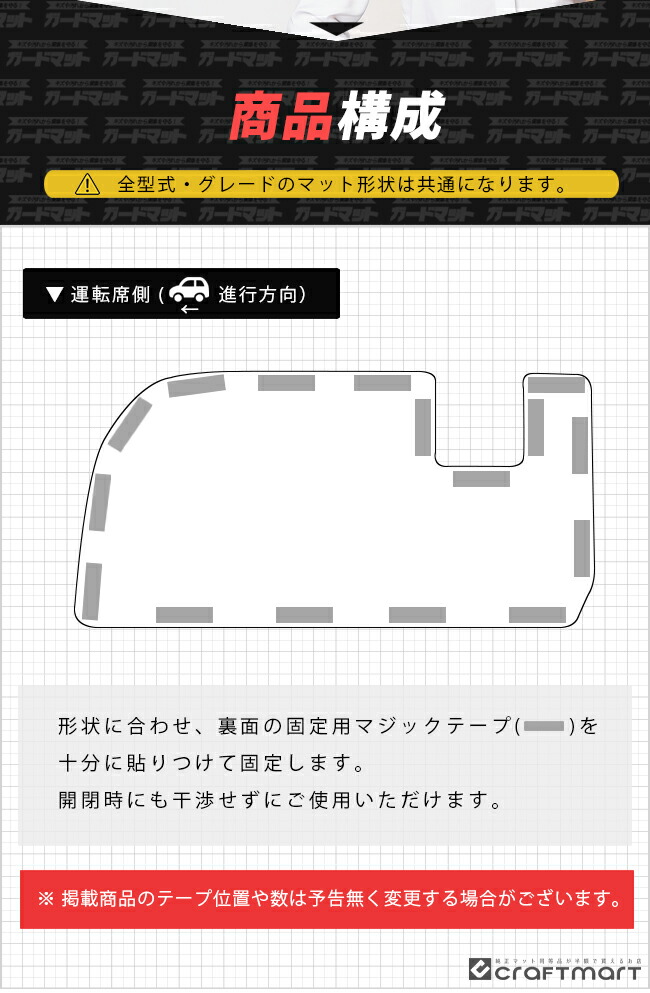 ヴォクシー トヨタ ノア 80系 ガードマット キックガード グローブ