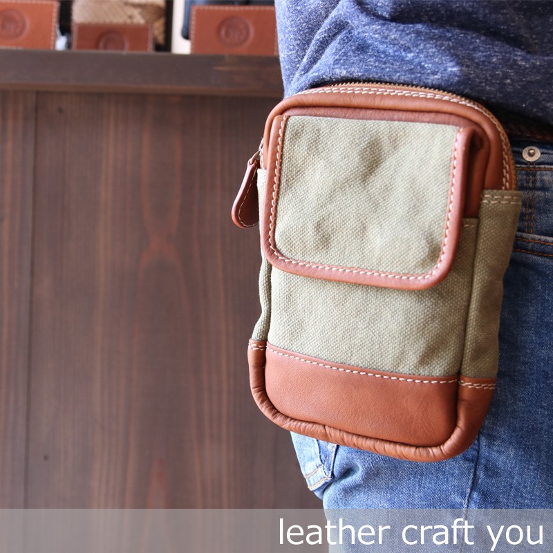 極美品 ポーター イーズ EASE FANNY PACK ウエスポーチ レザー bag-pou027-1b.jpg