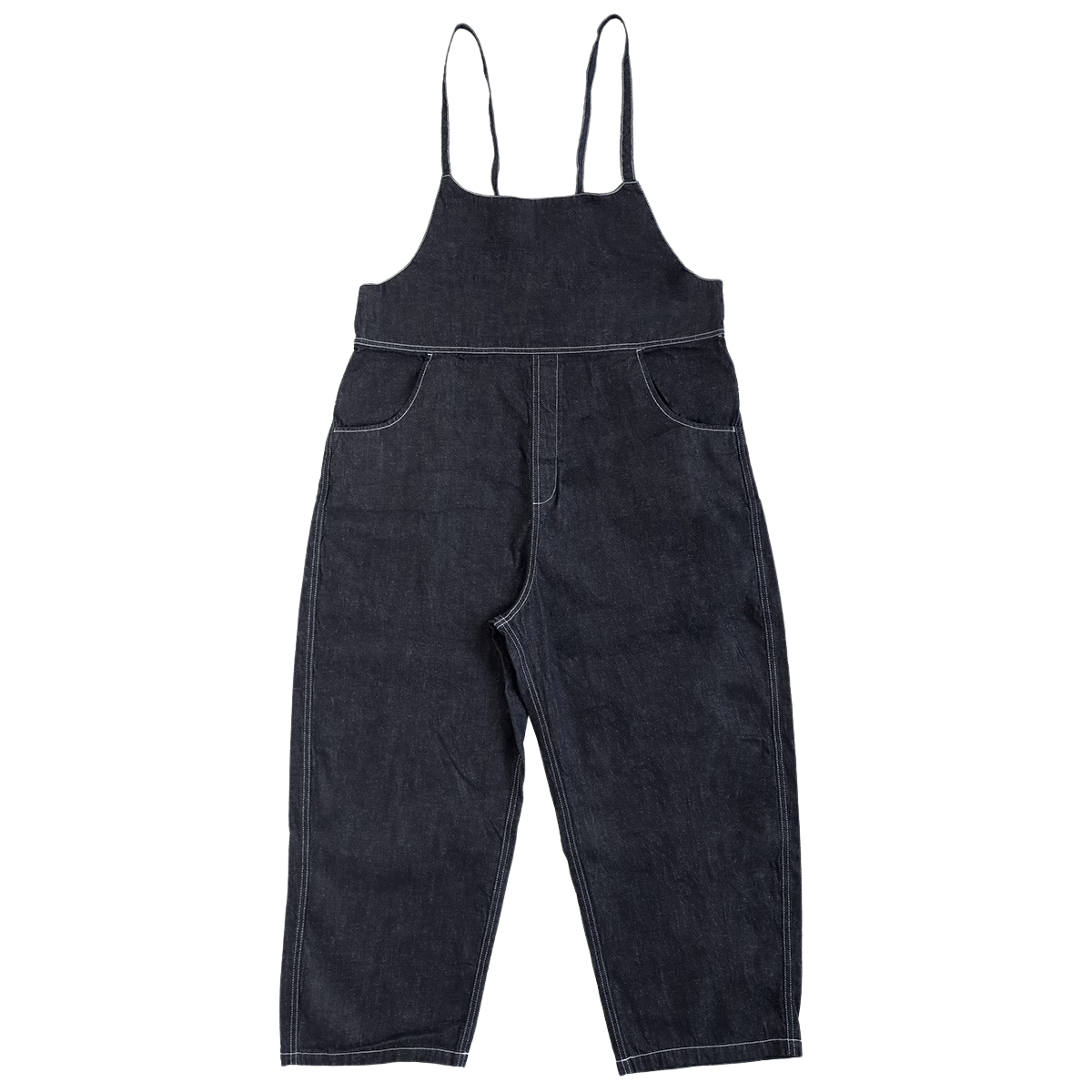 NARU FACTORY(ナル ファクトリー) 8oz ムラデニム ノッポサロペット