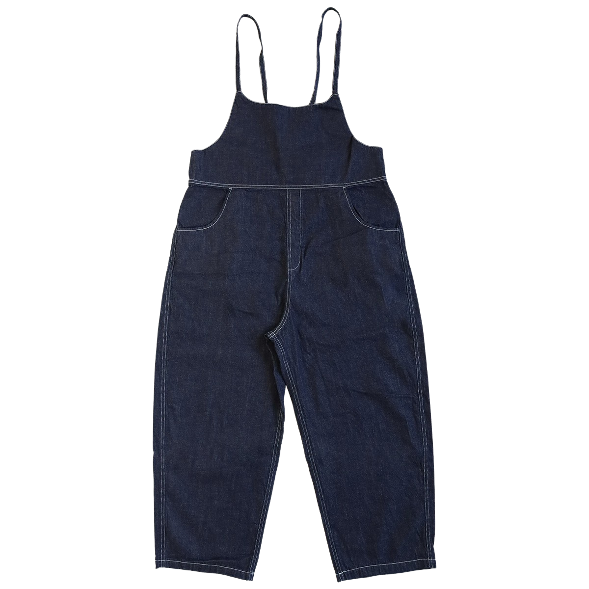 NARU FACTORY(ナル ファクトリー) 8oz ムラデニム ノッポサロペット