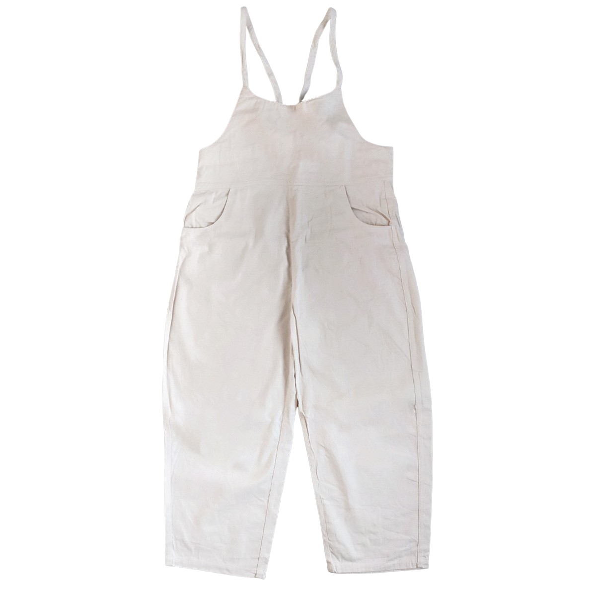 NARU FACTORY(ナル ファクトリー) 8oz ムラデニム ノッポサロペット