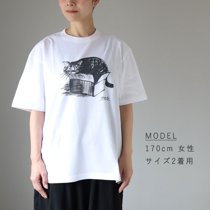HARVESTY（ハーベスティ） イワサトミキ プリントボックス Tシャツ CAT