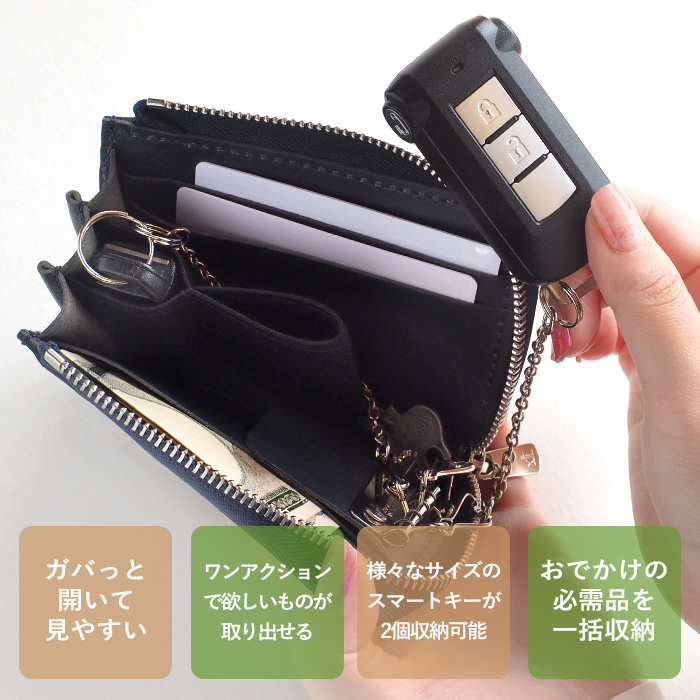 annak（アナック） ANNAK(アナック)スマートキーケース財布 姫路レザー