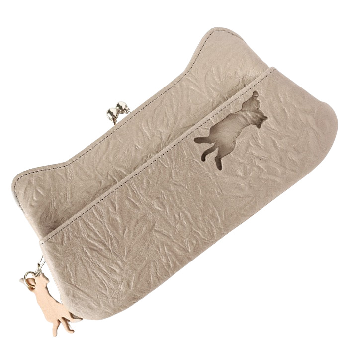 aoneco aoneco(アオネコ) がま口 ロングウォレット / 長財布 猫