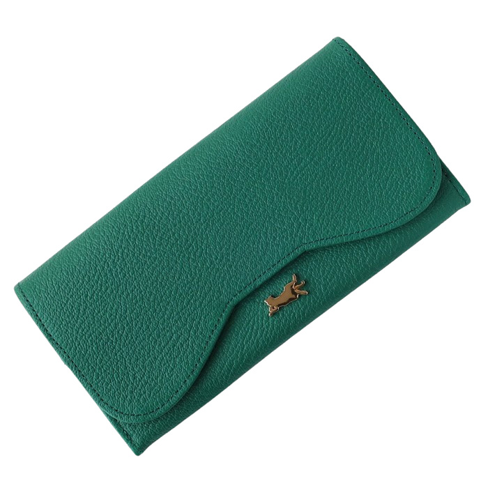 aoneco（アオネコ） 本革 ロングウォレット レディース メンズ / 保護