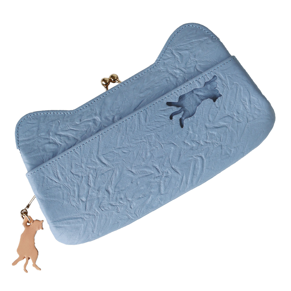 aoneco（アオネコ） NEW がま口 ロングウォレット / 保護猫 支援 寄付