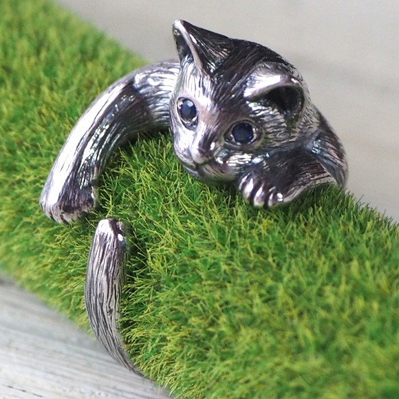 naturama(ナチュラマ) 猫リング ピクシー シルバー / アラマルーツ