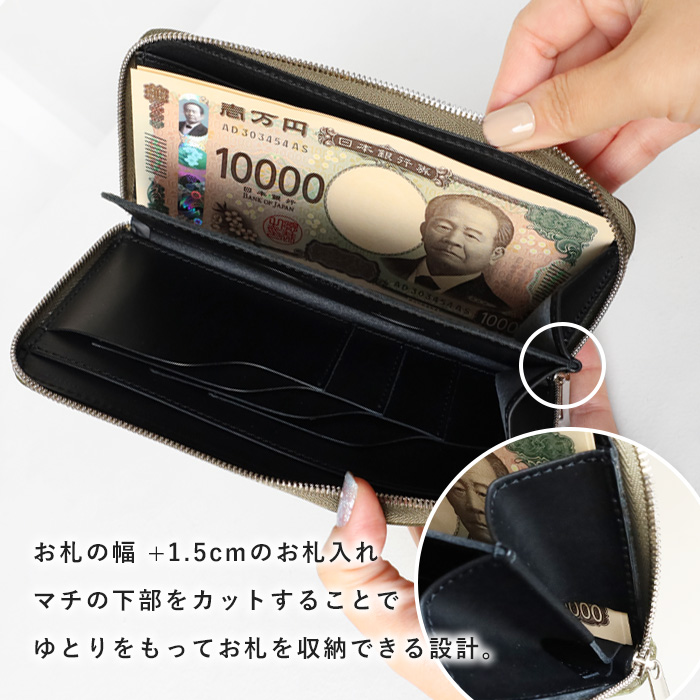cramp（クランプ） プエブロレザー ロングウォレット 長財布 ラウンド