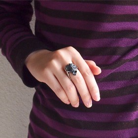 DECOvienya（デコヴィーニャ）こうもりリング シルバー925 メンズ