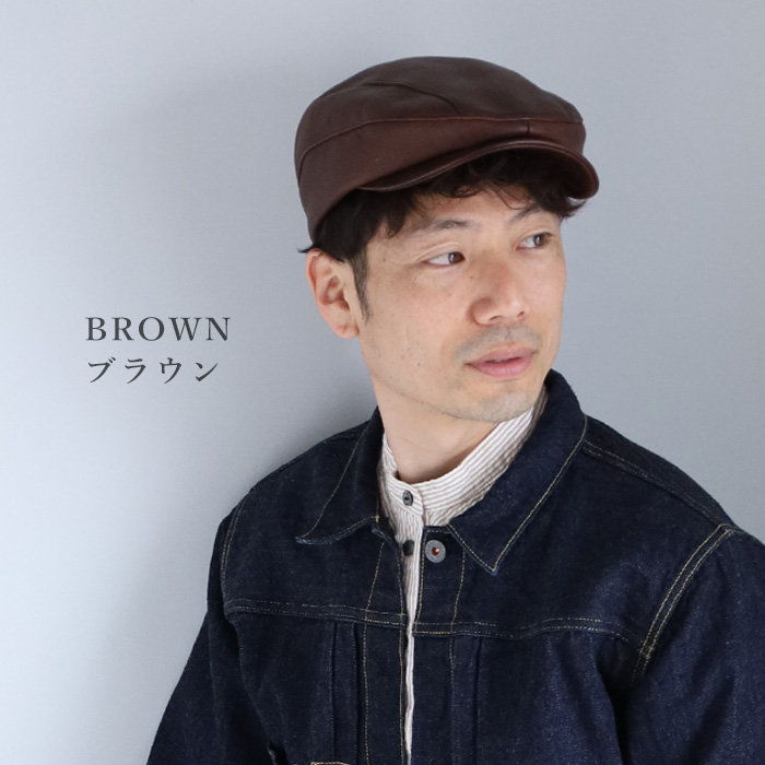 革工房PARLEY（パーリィー） ハンチングハット ディアスキン 鹿