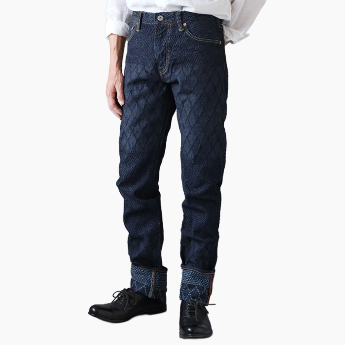 graphzero（グラフゼロ） 剣道デニム ストレートジーンズ ブルー 11