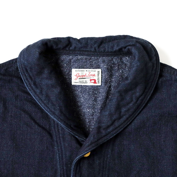 40's復刻 PAYDAY ショールカラー カバーオール インディゴ M 丸襟 40's復刻 PAYDAY ショールカラー カバーオール インディゴ M 丸襟
