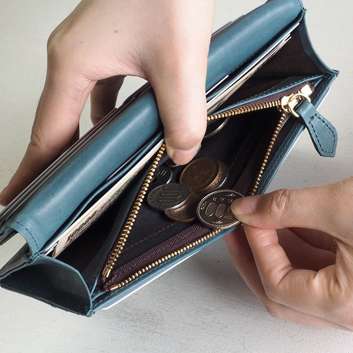 glart (グラート) ステンドグラス アンティークドア ロングウォレット