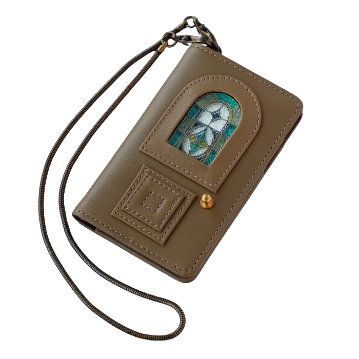 glart (グラート) パスケース ステンドグラス アンティークドア