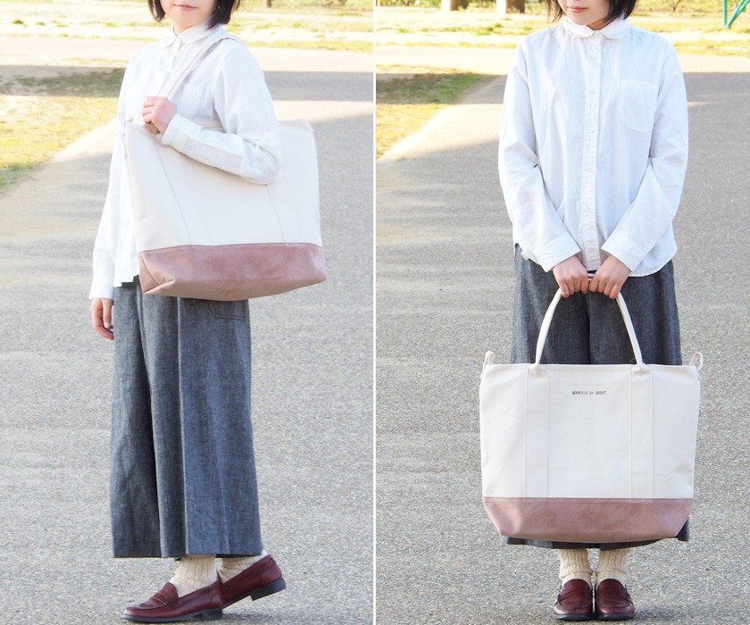 倉敷帆布 4号キャンバス マルチトートバッグ Lサイズ MOUNTAIN DA