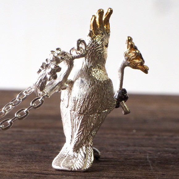 marship（マーシップ） 手作りアクセサリー “キバタンとヒマワリ