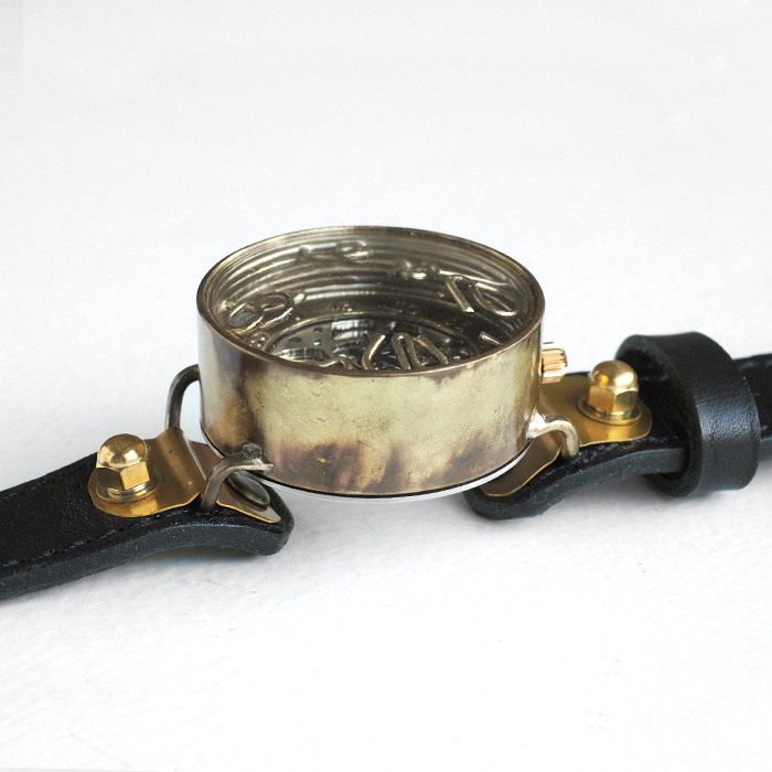 渡辺工房 手作り腕時計“AMENBO Spiral-HW3” 手巻き式 40mm / 渡辺正明