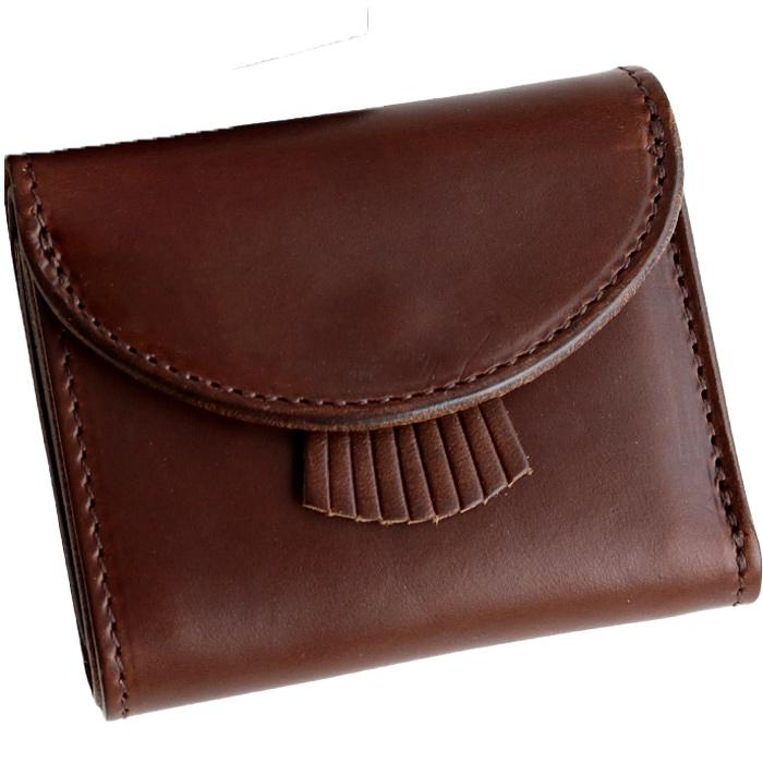 (リアクト) クロムエクセルレザー 三つ折りミニ財布 (小銭入れ付き)レディース メンズ  男性 女性 財布 3つ折り財布 三つ折 小さい財布