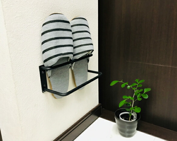 オーダーサイズ可能 2連アイアンバー (タオルハンガー