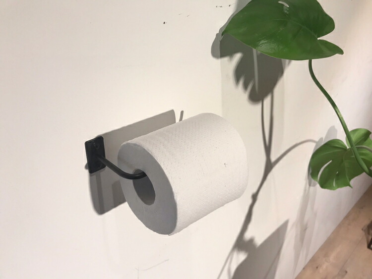 アイアン トイレットペーパーホルダー インダストリアル