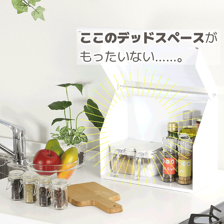川口工器 ピッタリサイズ の マグネット 棚 燕三条 日本製 スパイス
