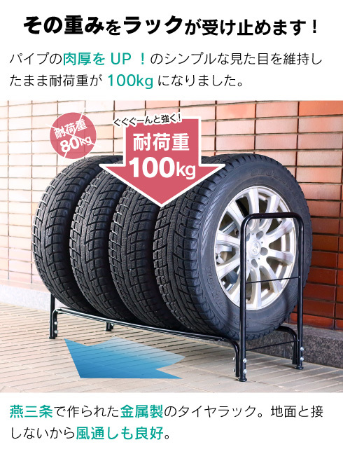 スロープ付き タイヤ収納ラック カバー付き 燕三条製 :18559:川口工器オンライン Yahoo!店 - 通販 - Yahoo!ショッピング