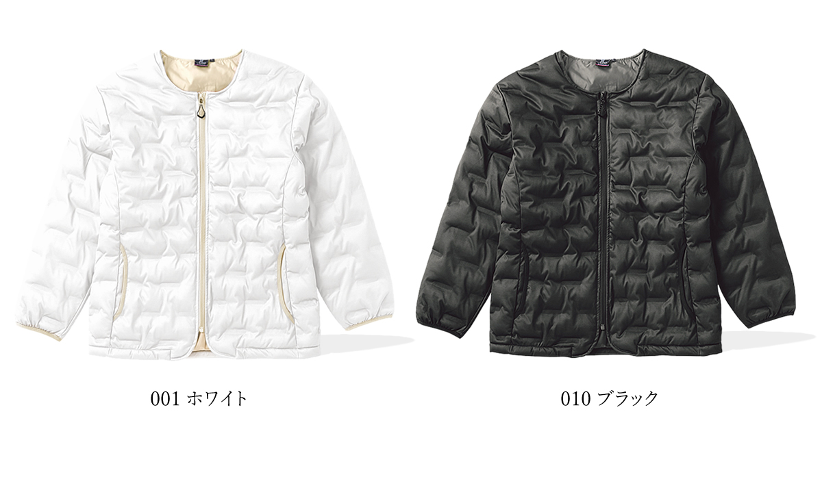 TULTEX 中綿 ジャケット ノーカラー レディース 女性用 アウター