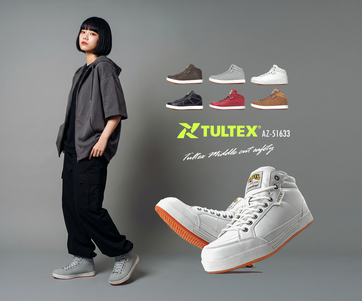 アイトス 安全靴 タルテックス ミドルカット レディース メンズ