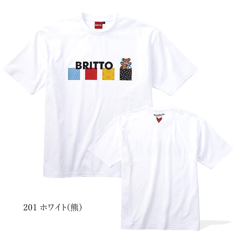 ロメロブリット Tシャツ 半袖Tシャツ ロゴプリント バックプリント キャラクタープリント BRITTO ブリット 772101 （1枚までネコポス）｜craftworks｜04