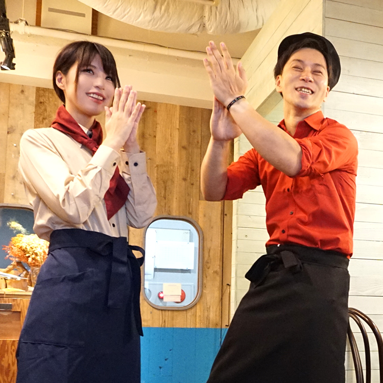 アイトス 長袖シャツ 男女兼用 厨房 レストラン カフェ ユニフォーム